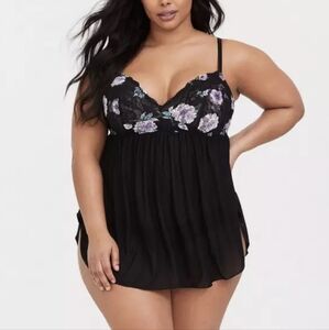 Torrid Simply Mesh Babydoll Chemis 1x